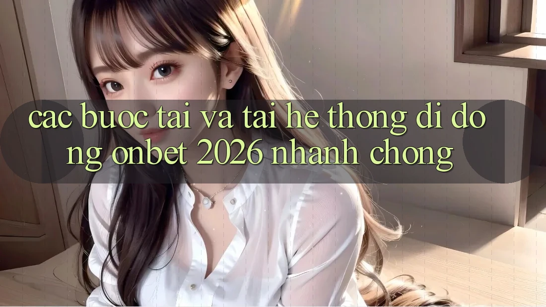 Các bước Tải Và Tải Hệ thống di động Onbet 2026 Nhanh Chóng