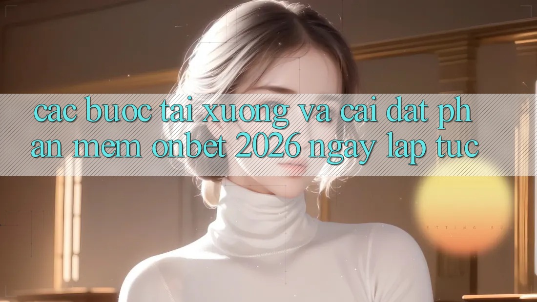 Các bước Tải xuống Và Cài Đặt Phần mềm Onbet 2026 Ngay lập tức