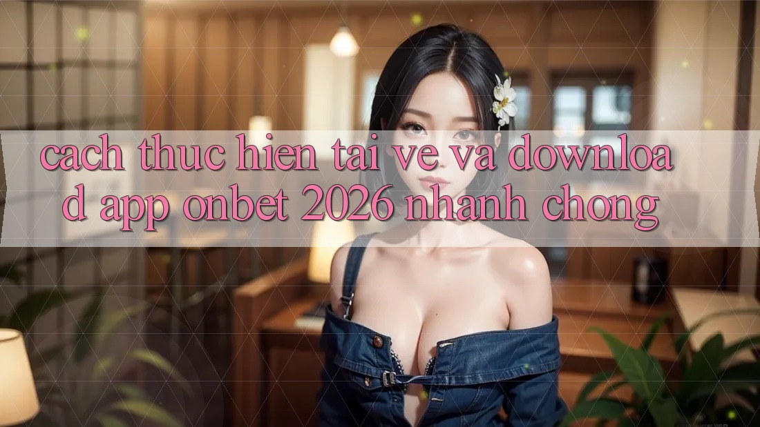 Cách thực hiện Tải về Và Download App Onbet 2026 Nhanh Chóng