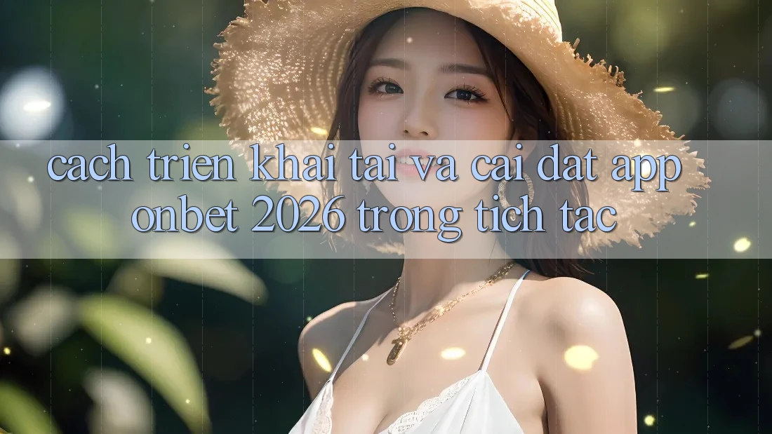 Cách triển khai Tải Và Cài Đặt App Onbet 2026 Trong tích tắc