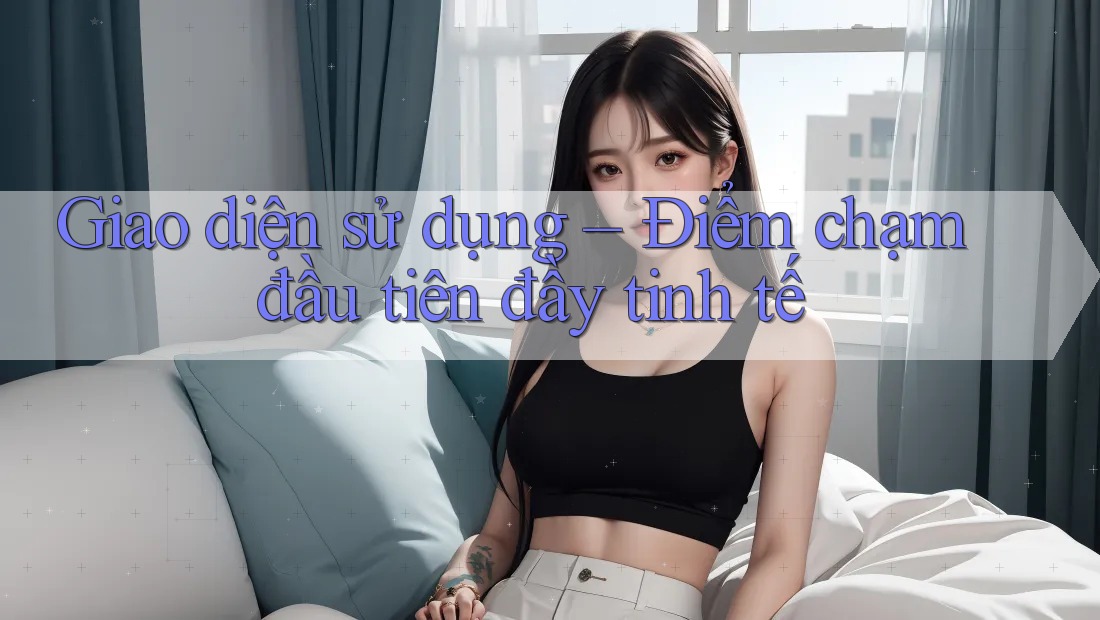 Giao diện sử dụng – Điểm chạm đầu tiên đầy tinh tế