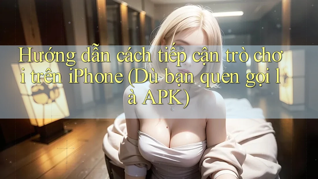 Hướng dẫn cách tiếp cận trò chơi trên iPhone (Dù bạn quen gọi là APK)
