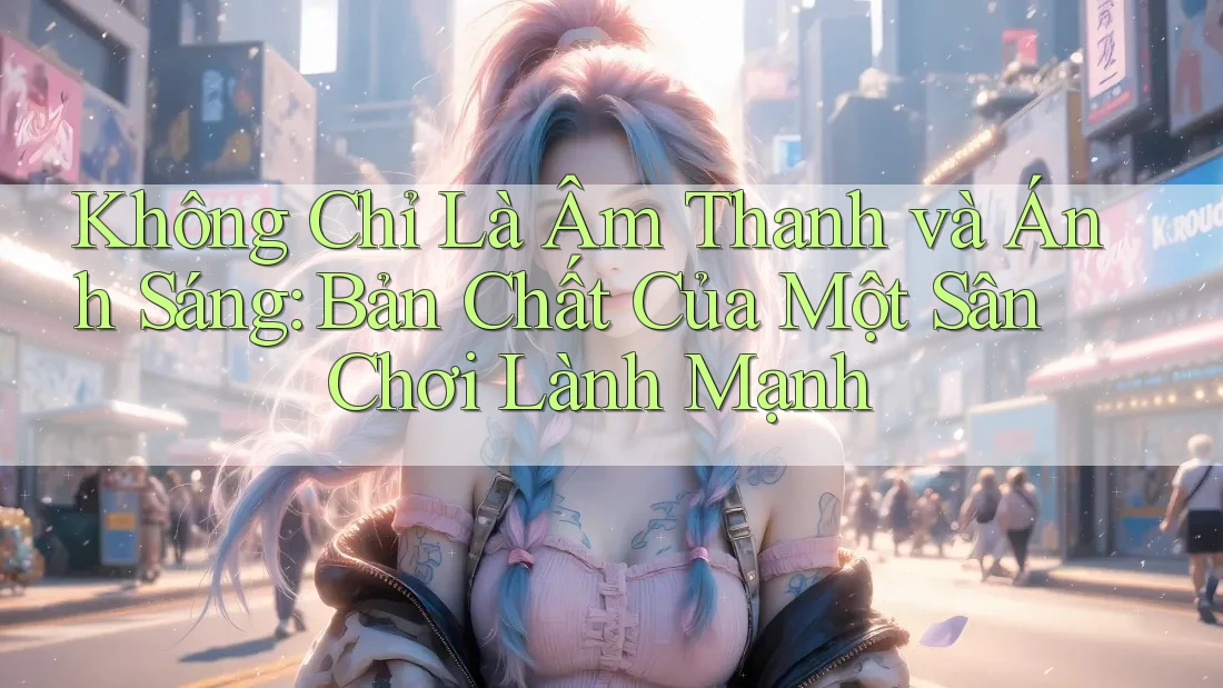 Không Chỉ Là Âm Thanh và Ánh Sáng: Bản Chất Của Một Sân Chơi Lành Mạnh