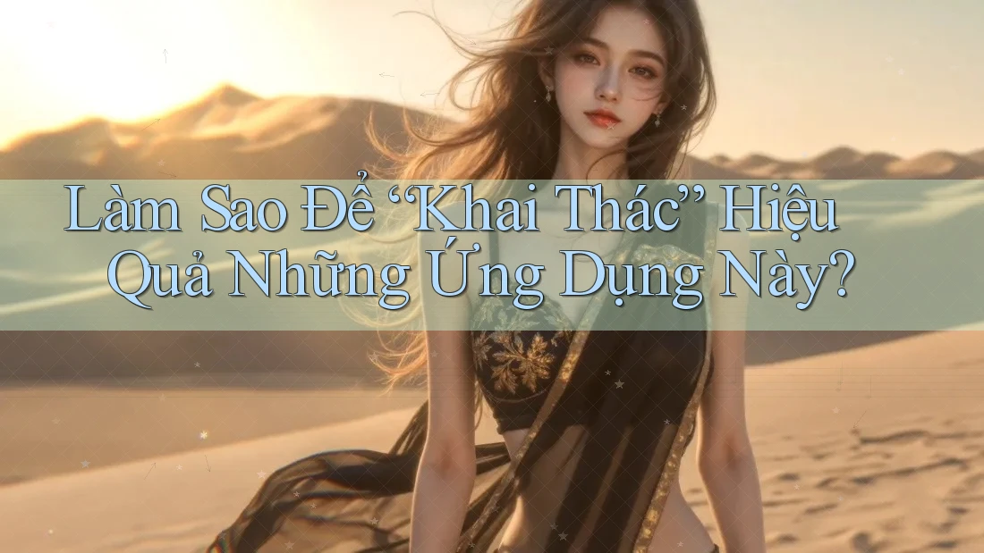 Làm Sao Để “Khai Thác” Hiệu Quả Những Ứng Dụng Này?