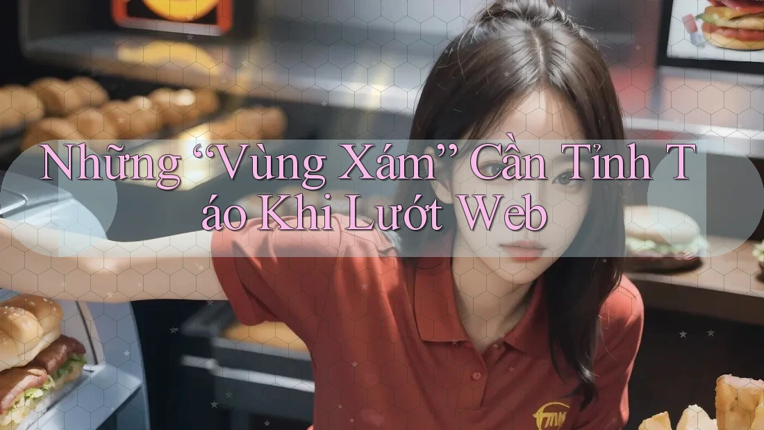 Những “Vùng Xám” Cần Tỉnh Táo Khi Lướt Web