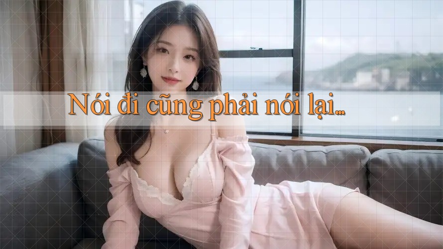 Nói đi cũng phải nói lại. . .