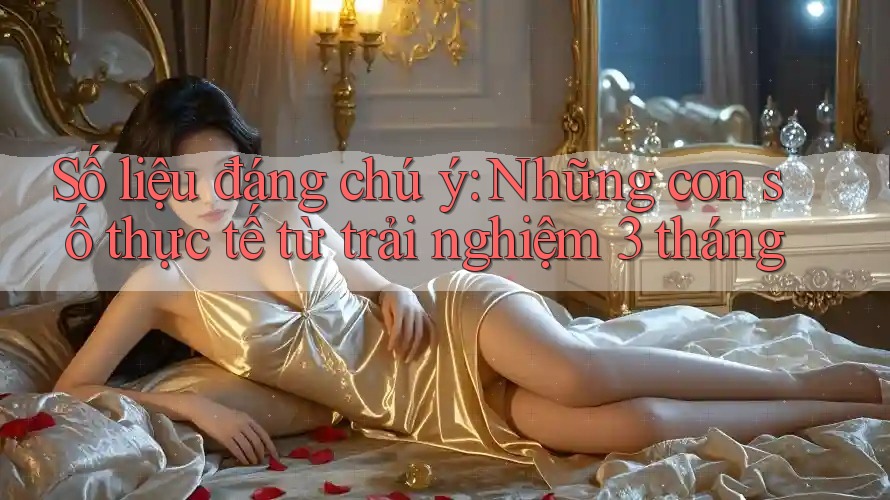 Số liệu đáng chú ý: Những con số thực tế từ trải nghiệm 3 tháng