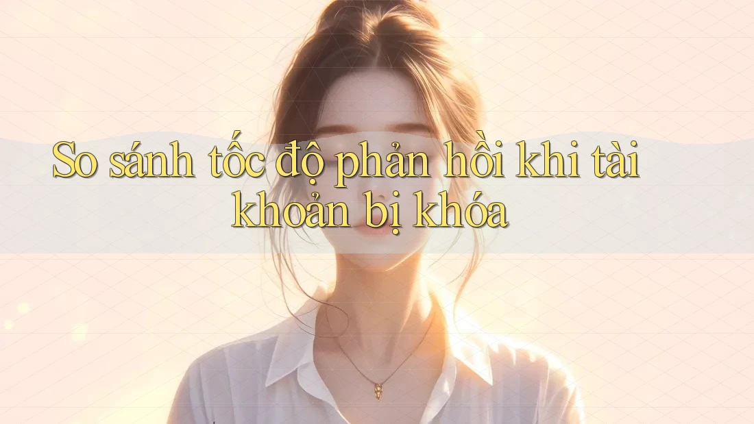 So sánh tốc độ phản hồi khi tài khoản bị khóa