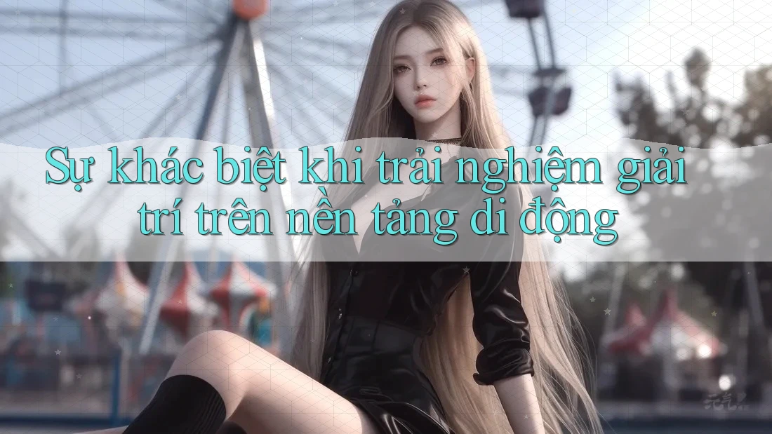 Sự khác biệt khi trải nghiệm giải trí trên nền tảng di động
