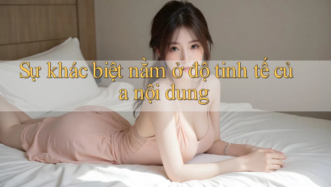 Sự khác biệt nằm ở độ tinh tế của nội dung
