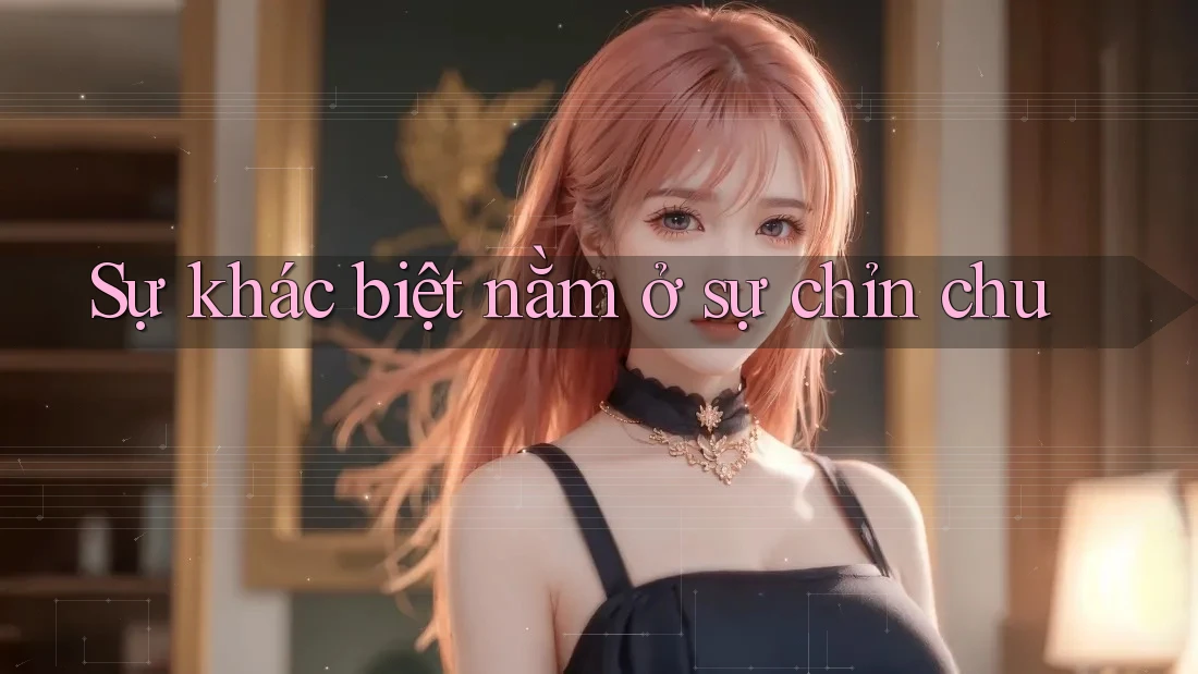 Sự khác biệt nằm ở sự chỉn chu