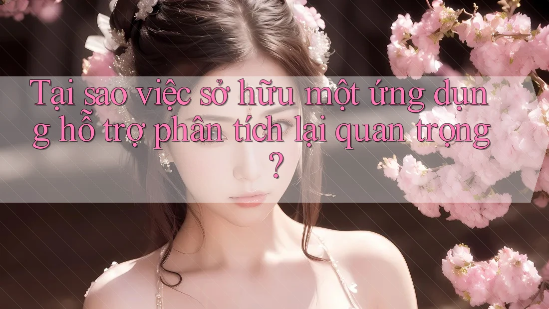 Tại sao việc sở hữu một ứng dụng hỗ trợ phân tích lại quan trọng?