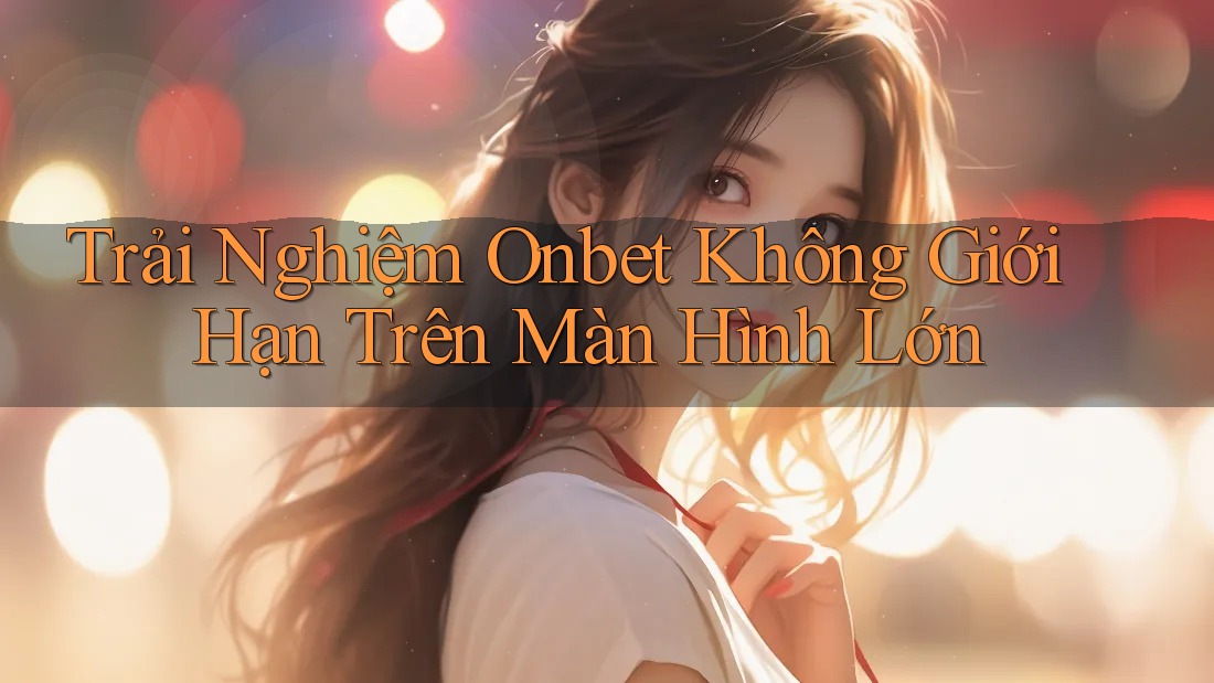 Trải Nghiệm Onbet Không Giới Hạn Trên Màn Hình Lớn