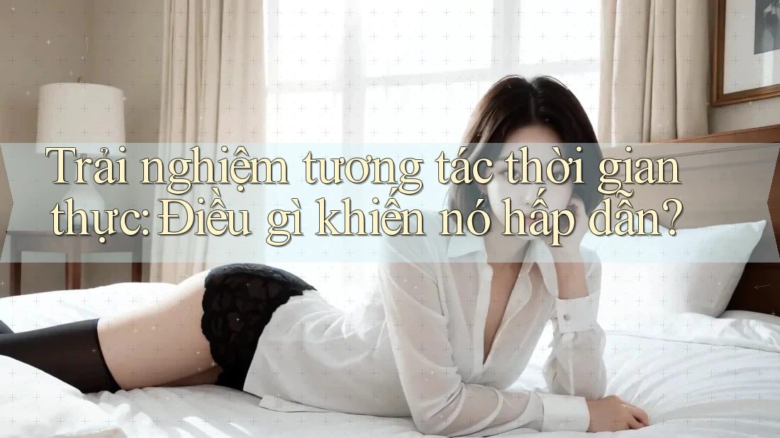 Trải nghiệm tương tác thời gian thực: Điều gì khiến nó hấp dẫn?
